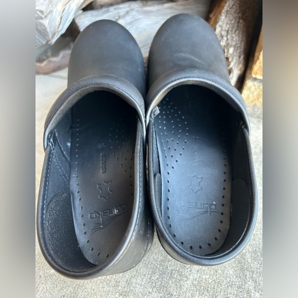 Dansko professional slip on black clog shoes for long shift hours Sz-38(7.5-8) L - Picture 7 of 12